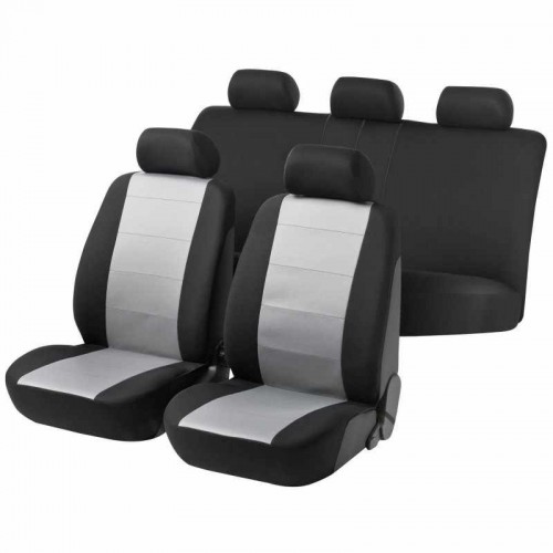 Σετ καλυμμα καθίσματος Μαύρο-Γκρι Πλήρες Σετ (11 τεμαχίων) SPEED 12584