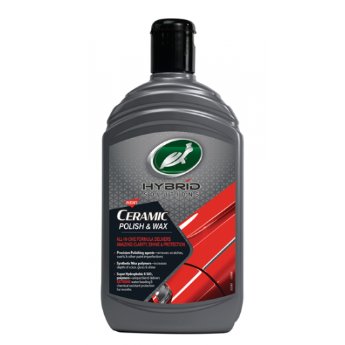 TURTLE WAX Υγρό κερί γυαλίσματος & προστασίας CERAMIC Polish & Wax 500ml - 053352117
