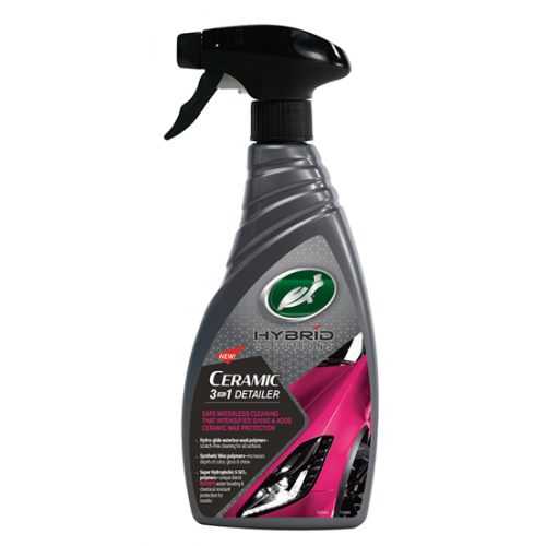 TURTLE WAX Καθαριστικό σπρέι χωρίς νερό 053354 CERAMIC 3-IN-1 Detailer 500ml - 053354117