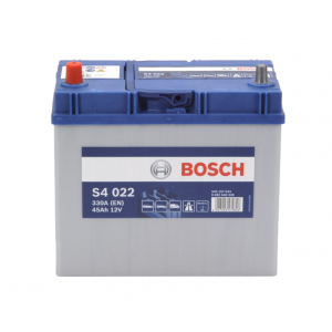 Bosch S4022 – Μπαταρία Αυτοκινήτου 12V 45Ah 330A (EN) – 238×129×227 mm Α+ (στενοί πόλοι)