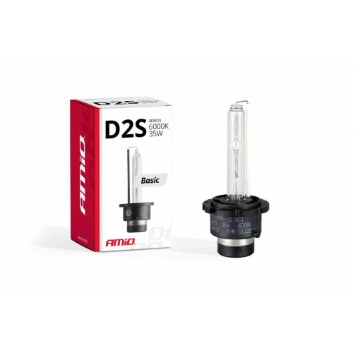 HID Ανταλλακτική λάμπα Xenon D2S 6000K 85V 35W Amio 01320