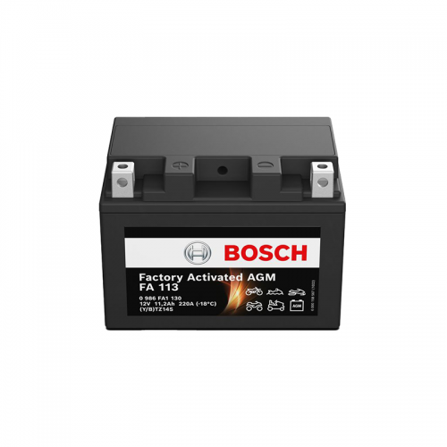 Μπαταρία ΜΟΤΟ BOSCH AGM FACTORY ACTIVATED (Y/B)TZ14S YTZ14S-BS 12V 11.2Ah 220A