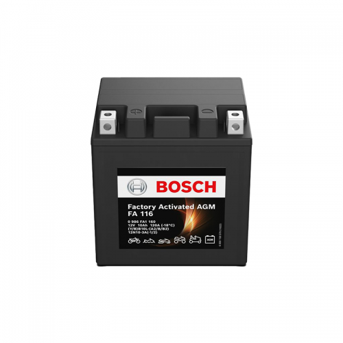Bosch FA116 AGM Μπαταρία Μοτοσυκλέτας 12V 10Ah 120A (0986FA1160) – YB10L-A2/B/B2