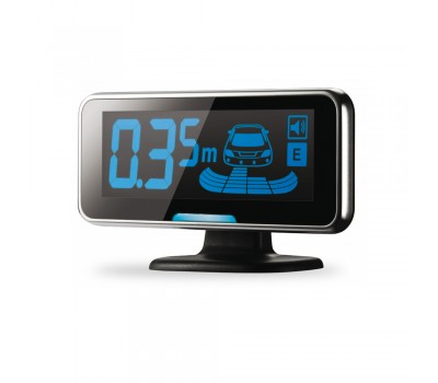 Keetec BS 420 LCD IB – Σύστημα Παρκαρίσματος με 4 Αισθητήρες 16 mm & Οθόνη LCD για Εμπρός ή Πίσω (12V/24V, Μαύρο)