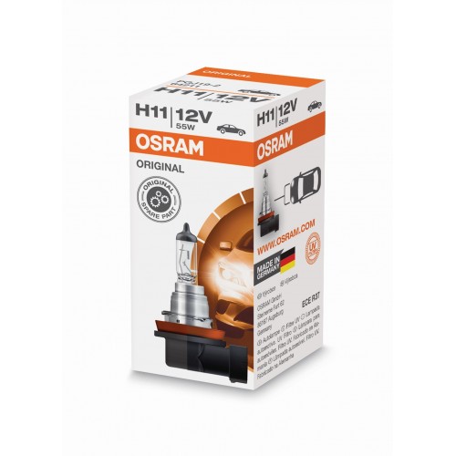  Λαμπα Osram H11 Original Line Halogen 12V 55W PGJ19-2 1τμχ