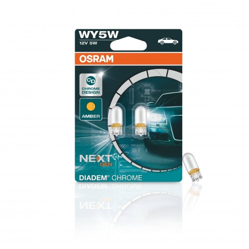 WY5W 12V 5W W2.1x9.5d Diadem Chrome NextGen 2τμχ Blister OSRAM