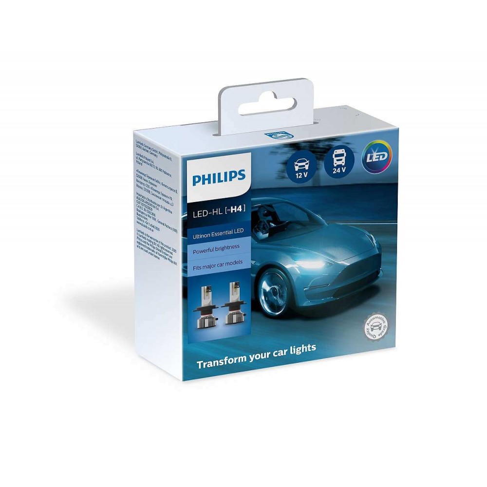 Philips Ultinon Essential Led H4 12/24V 6500K 21W 11342UE2X2 Philips Ultinon Essential Led H4 12/24V 6500K 21W 11342UE2X2