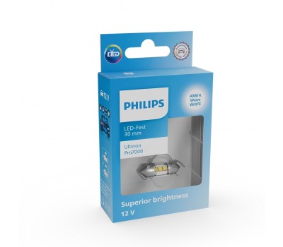 Philips Ultinon Pro7000 LED Festoon 30mm 4000K (Φυσικό Λευκό) 100Lm - 11860WU70X1 1τμχ