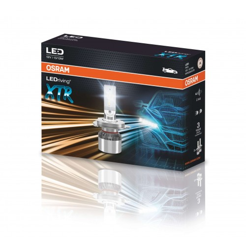 OSRAM LEDriving XTR H4 12V 13/13W P43t 6000K  2τμχ