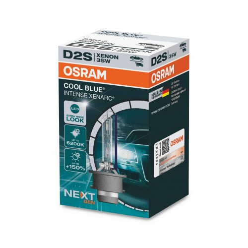 Λάμπα Osram D2S Xenarc Cool Blue Intense NextGen 12V/35W +150% 1τμχ