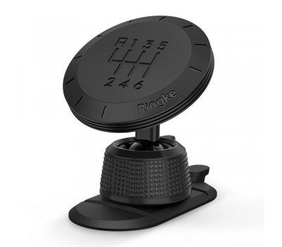 Ringke Gear Mount – Μαγνητική Βάση Κινητού για Ταμπλό Αυτοκινήτου – Μεταλλικός Σχεδιασμός – Μαύρη