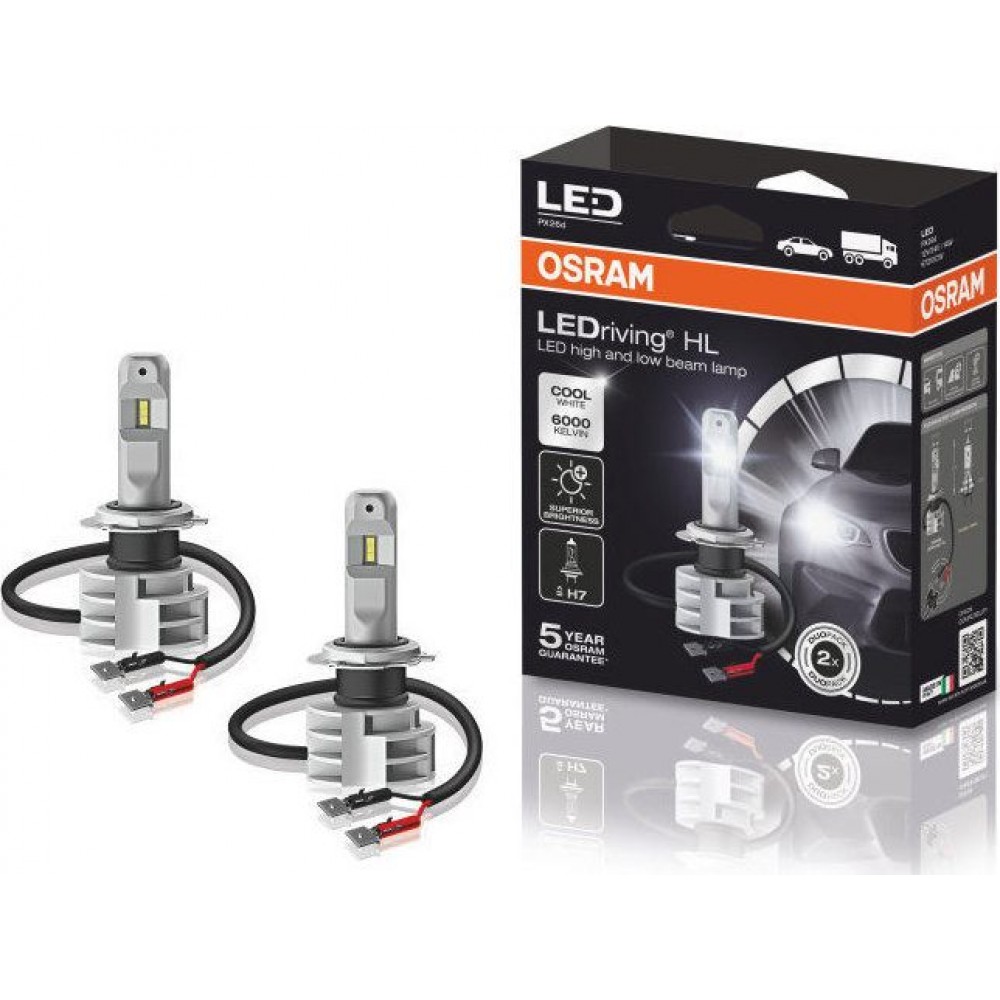 Osram H7 LEDriving HL H7 Gen2 67210CW 12V / 24V 2τμχ