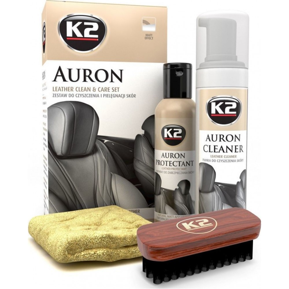 K2 Car Care Auron Leather Clean & Care ΣΕΤ