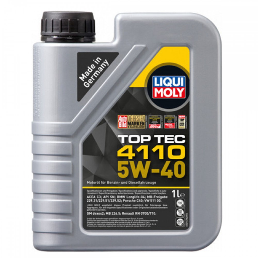 Liqui Moly Λάδι Αυτοκινήτου Top Tec 4110 5W-40 1lt