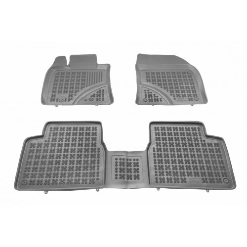 Λαστιχένια πατάκια Rezaw Plast για Toyota Avensis (2009+) - τύπου σκαφάκι - 3τμχ