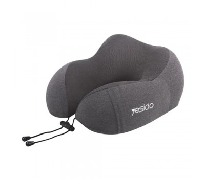 Yesido MG17 – Μαξιλάρι Αυχένα με Memory Foam, Πλεκτό Κάλυμμα & Εργονομικό Σχεδιασμό – Γκρι