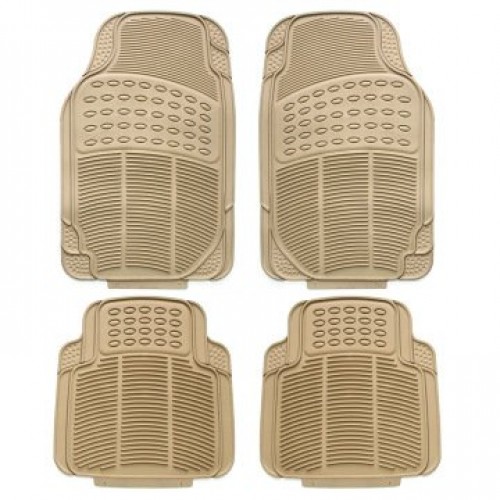 Δάπεδο αυτοκινήτου Kaver Mud από λάστιχο σετ 4 τεμαχίων (μπεζ) BGMM3