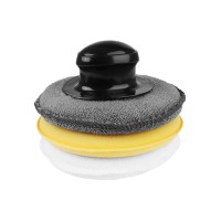 Carmotion -Σετ Microfiber σφουγγάρακια γυαλίσματος με χειρολαβή 3τεμ 12.5cm