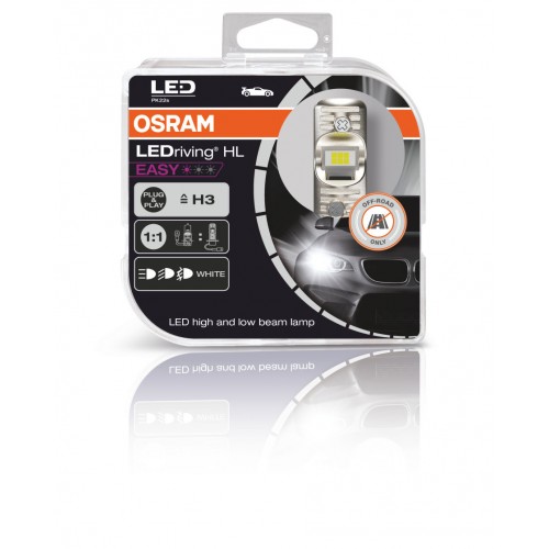 LEDriving H3 12V 8W PK26s 6500K White 2τεμαχια OSRAM