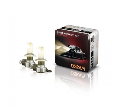 OSRAM NIGHT BREAKER® LED  VINTAGE H4 P43t P45t  12V 19W 3000K +330% περισσότερο φως (2τμχ)
