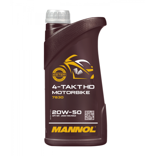 Λάδι Mannol Μοτοσικλέτας 4-Tank HD 20W-50 1L