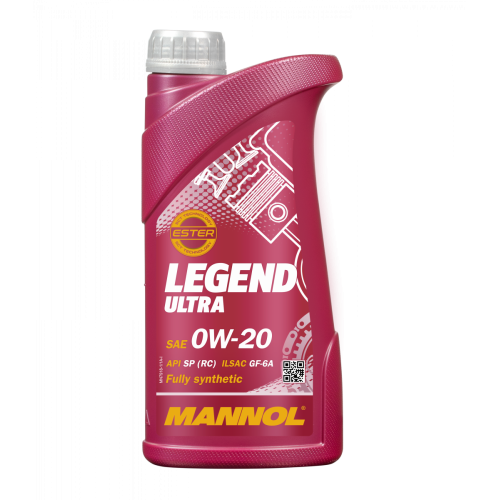 Λάδι Μηχανής Mannol 0W-20 Legend Ultra 1L