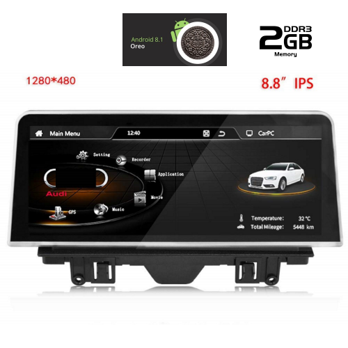 DigitaliQ IQ-AN8292_GPS Οθόνη Multimedia OEM 8.8'' με Android 8.1 OREO