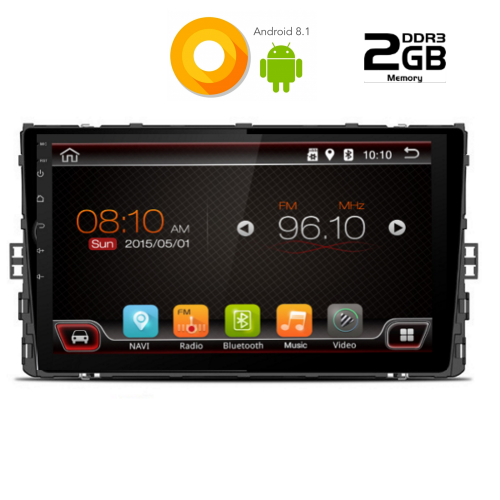 Digital IQ IQ-AN8605 GPS Οθόνη 9" με Android 8.1 Oreo