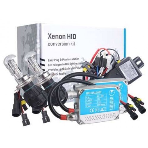VISION ANALOG BALLAST DC HID XENON 12V H4 35W 6000K HIGH LOW 86785
