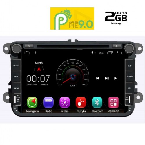 Ειδική OEM Οθόνη Αυτοκινήτου Digital iQ Model: IQ-AN8770M 8'' με Android 9 Pie