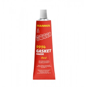 9914-Mannol φλατζόκολα κόκκινη -Gasket Maker RED 85g 300°C