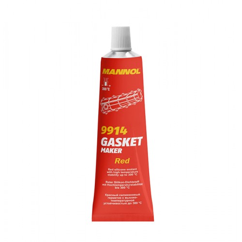 9914-Mannol φλατζόκολα κόκκινη -Gasket Maker RED 85g 300°C