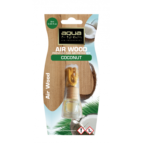 Aqua AIRWOOD Coconut Αρωματικο Βαζάκι 6ml