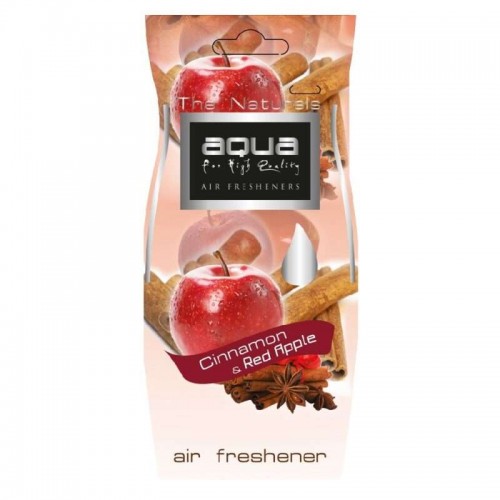Aqua Natural Red Apple Cinammon  -Aρωματικό δεντράκι αυτοκινήτου 