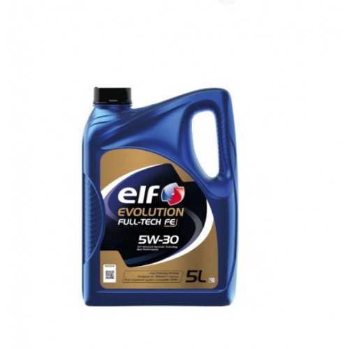 Elf Evolution Full-Tech FE 5W-30 5L – Πλήρως Συνθετικό Λιπαντικό Κινητήρα για DPF ACEA C4 RN0720 MB226.51