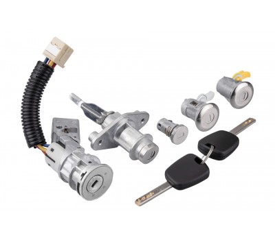 Πλήρες Σετ Κλειδαριές-Μίζα & Αφαλός Πορτ-μπαγκάζ για Toyota Aygo, Citroen C1, Peugeot 107 (2005-2014) - NTY EZC-TY-121