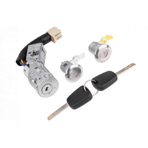 Σετ Κλειδαριές & Διακόπτης Μηχανής με 2 Κλειδιά για Toyota Aygo, Citroen C1, Peugeot 107 (2005-2014) - NTY EZC-TY-122