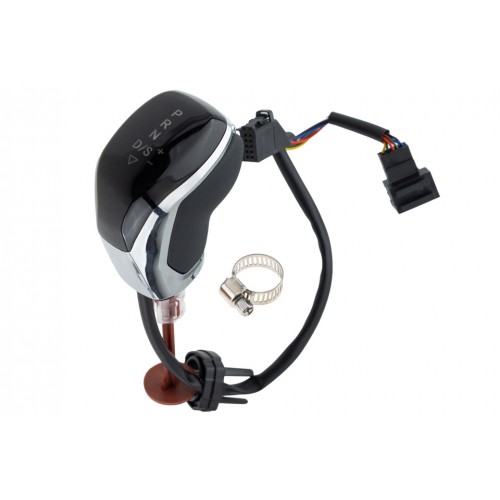 Πόμολο DSG VW Golf 6 / 7 Passat B8 Octavia 7 Leon Ibiza Αυτόματο Χρωμίου με Λευκό Φωτισμό NTY GZB-VW-065