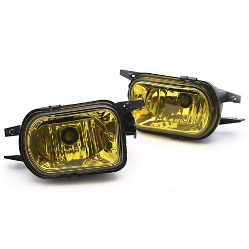 Προβολείς Ομίχλης με Κίτρινο Τζάμι (Σετ) για Mercedes C-Class W203 & CLK W209 - NTY