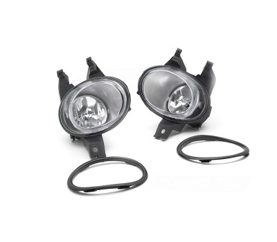 Προβολείς Ομίχλης (Σετ) για Peugeot 206 / 206 CC (1998-2007) - Crystal Clear