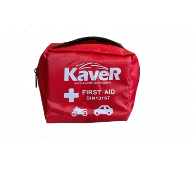 Kaver Πλήρες Φαρμακείο Πρώτων Βοηθειών Μοτοσικλέτας & Scooter – DIN 13167