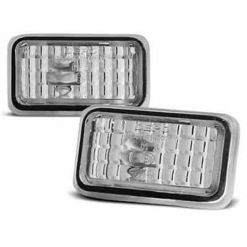 Σετ πλαϊνά φλας φτερού χρωμίου για GOLF I 74- GOLF II 83- CORRADO 88-