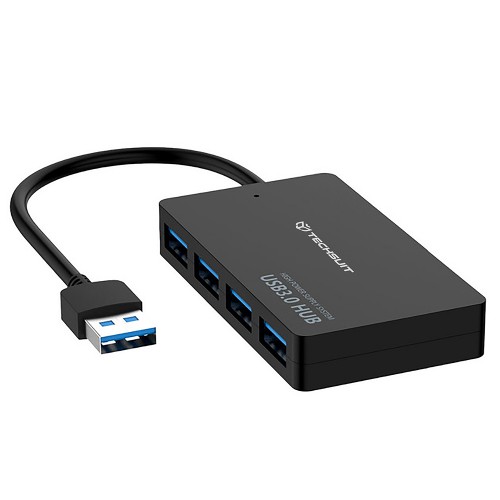 Techsuit Docking Station QuantumNode 4-σε-1 (H15) - USB to 4x USB 3.0 - Μαύρο