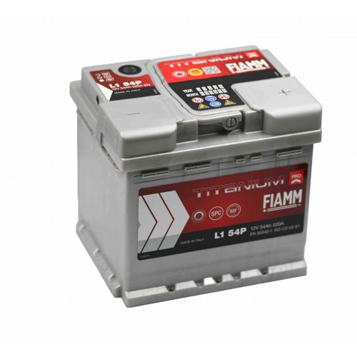 Μπαταριά αυτοκινήτου FIAMM SILVER TITANIUM L154P 54AH 520A EN