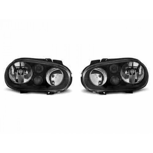 Μπροστινά Φανάρια VW GOLF 4 98-04 μαύρα 