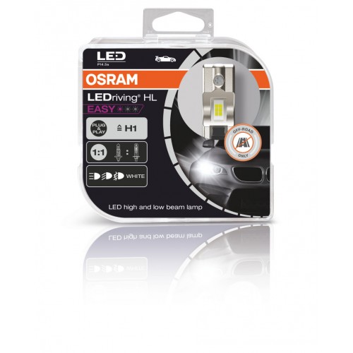 LEDriving H1 12V 9W PK14.5s 6500K White 2τεμαχια OSRAM