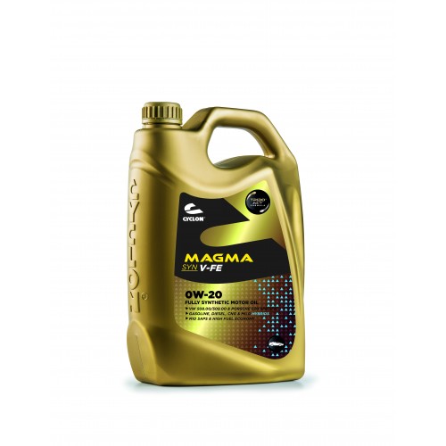 CYCLON MAGMA SYN V FE 0W-20 4L – Πλήρως Συνθετικό Λιπαντικό Κινητήρα VW 508.00/509.00, Porsche C20