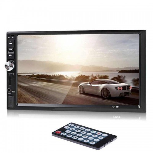 Multimedia Οθόνη αφής 7" 2 DIN TFT Bluetooth Handsfree Αυτοκινήτου Ηχοσύστημα MP5, MP4, MP3, USB, SD, FM, AUX, TV με Τηλεχειριστήριο - 4x60W 