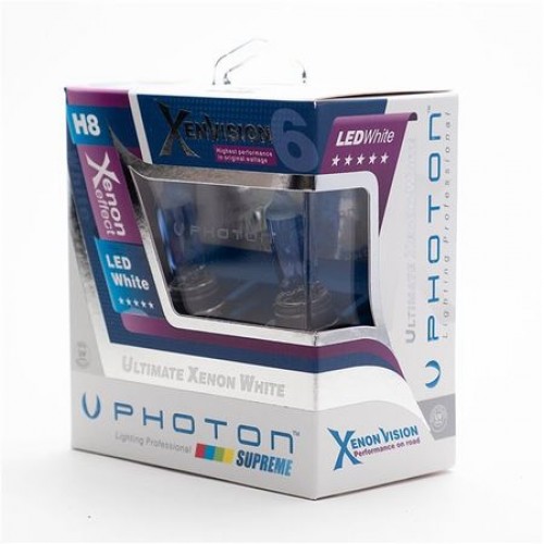 Σετ λάμπες Photon Ultimate Xenon Effect -H8 12V 35W Diamond Vision 5000K