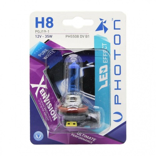 Λαμπα Photon XenVision LED Effect -H8 12V 35W 5000K 1τμχ